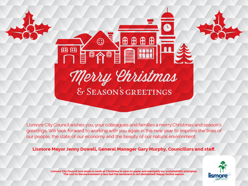 Lismore City Council Christmas Card